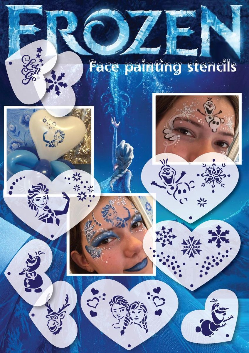   | Stencil Sjablonen set Frozen